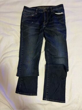 American Eagle Outfitters Men’s Dark Indigo Straight Jeans